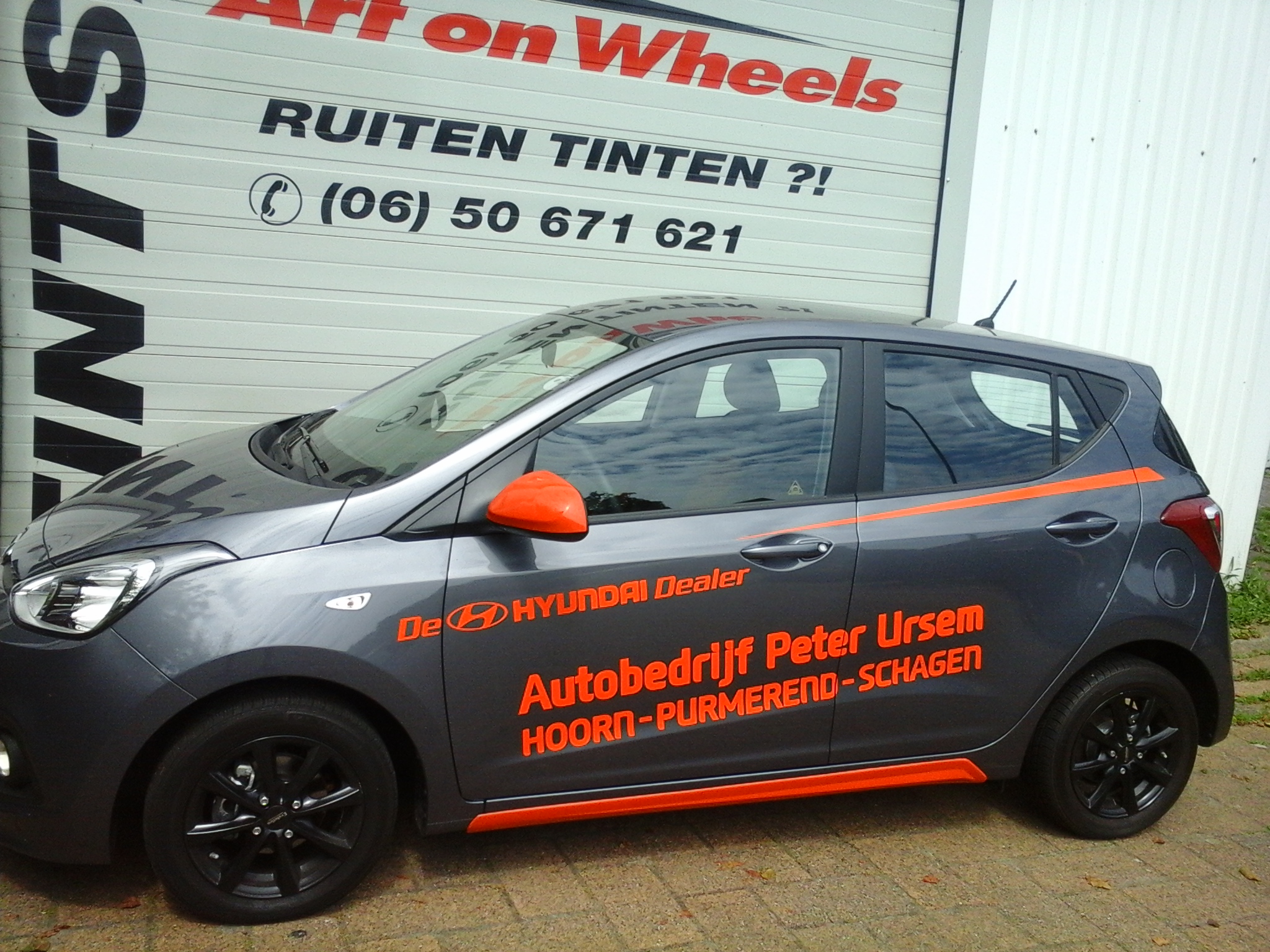 Autobedrijf Peter Ursem, Demoreclame in de kleuren van onze Rio-Sporters