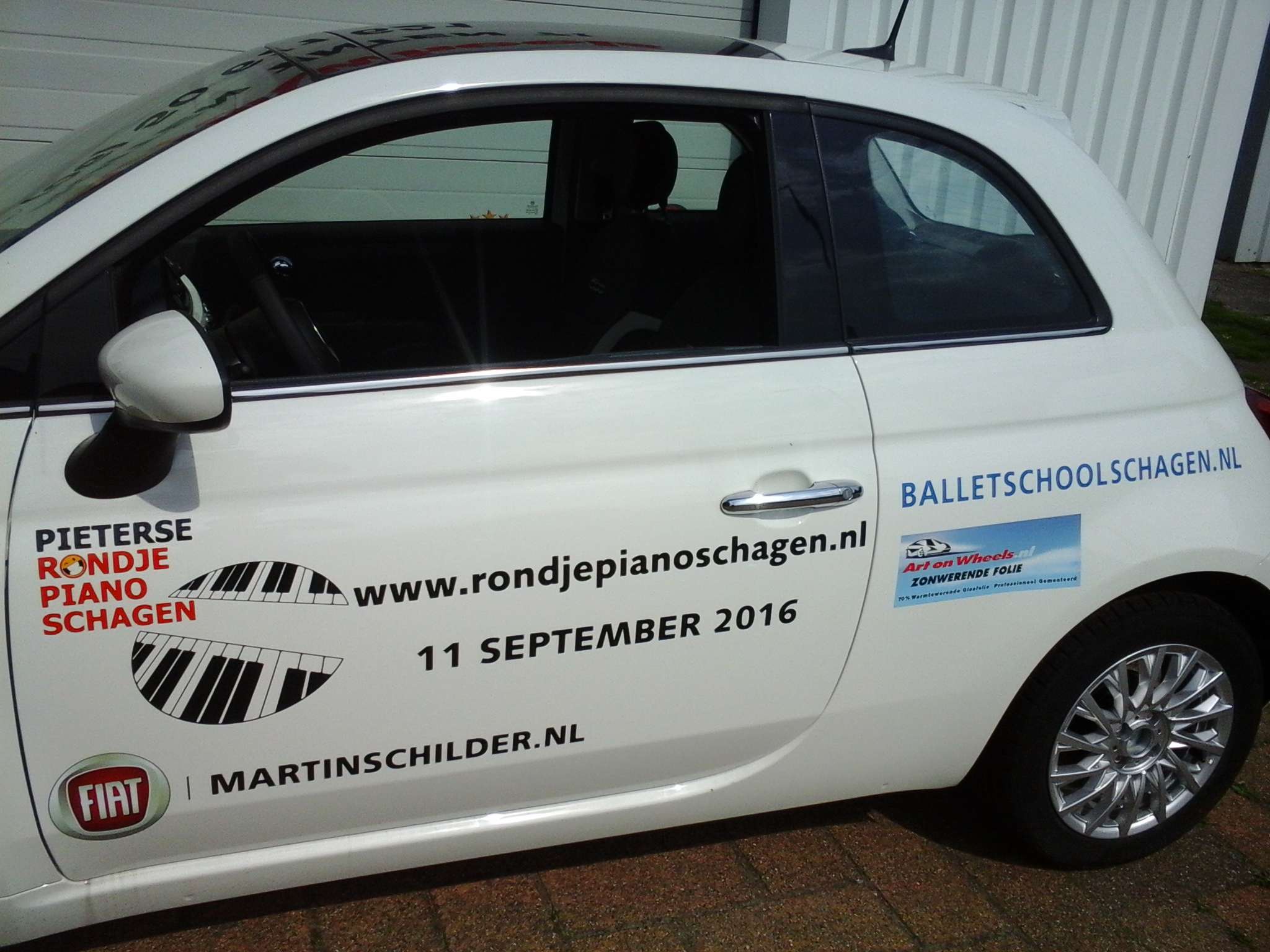 Art on Wheels in samenwerking met Martin Schilder voor Rondje piano Schagen