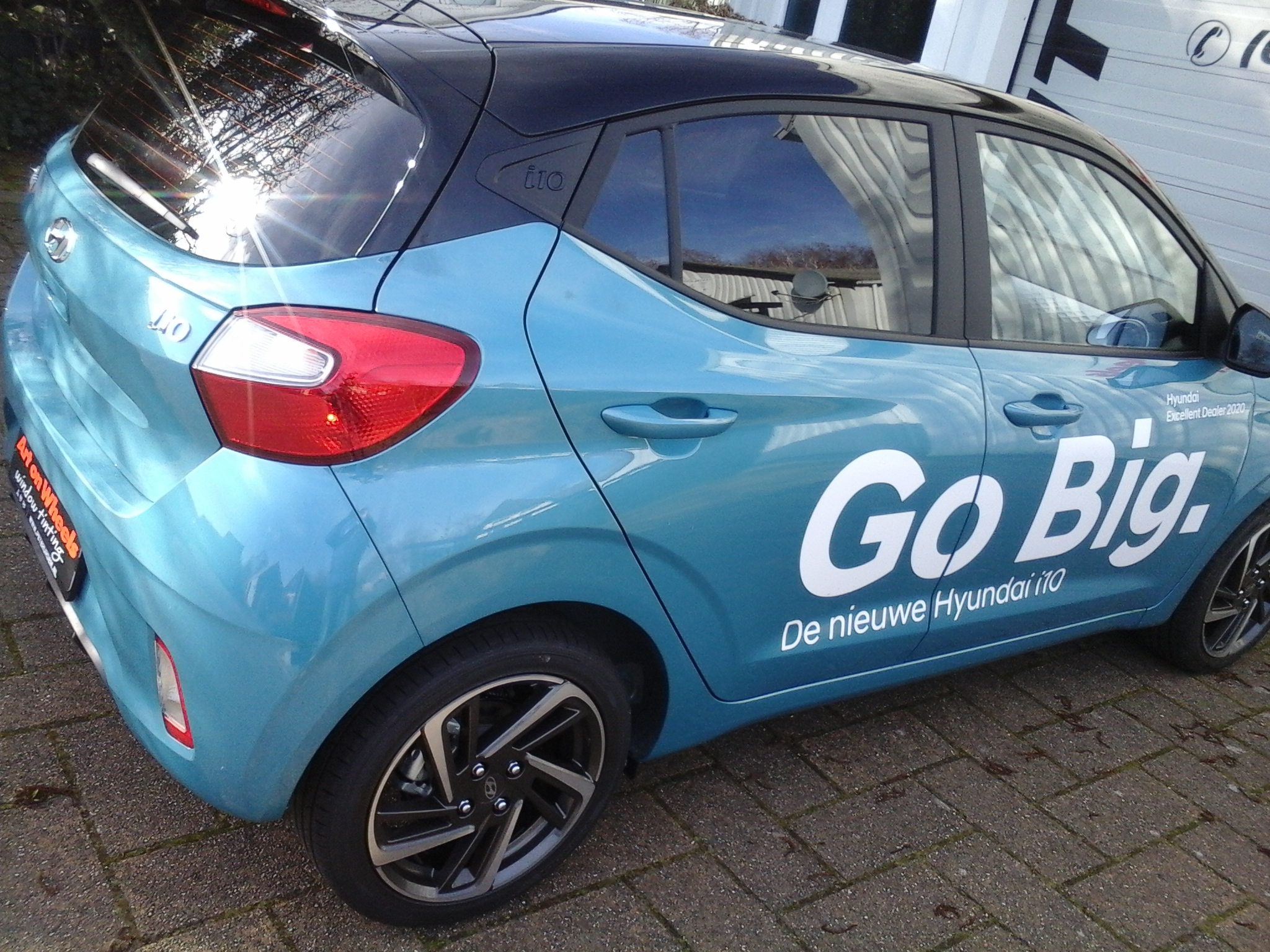 Hyundai i10 model 2020 nu toch met privacy-glass.